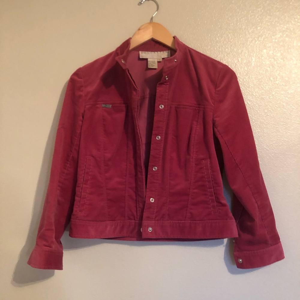 Doncaster Purple Corduroy Jacket Size 2